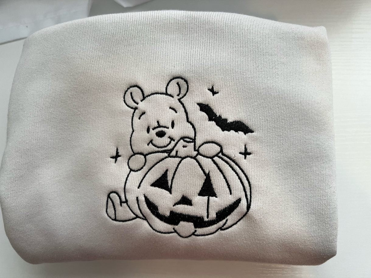 Halloween embroidered sweaters